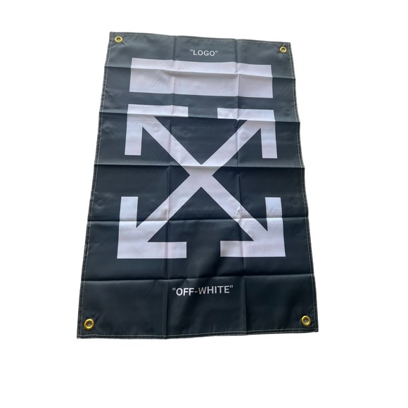 Off-white Off White Virgil Abloh  2x3 Flag ft Outdoor Polyester with Grommets - Picture 1 of 1